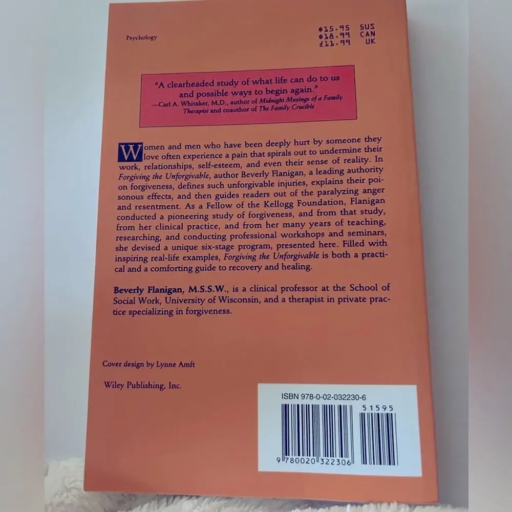 Forgiving the Unforgivable book by Beverly Flanigan